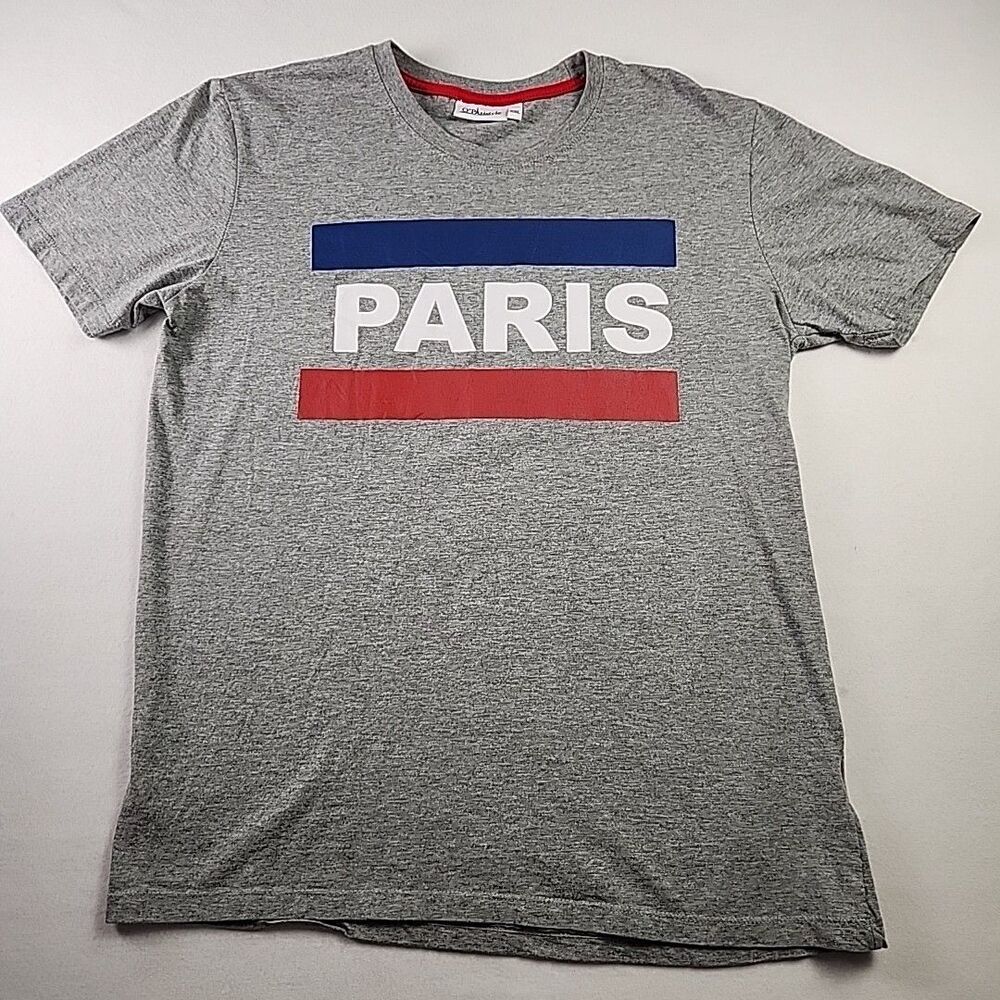 O’ Paristyle Paris Grey Paris France T Shirt XXL Crew Neck Short Sleeve